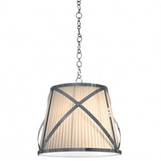 Φωτιστικό Κρεμαστό Μονόφωτο Φ50cm E27 230V Χρώμιο 955ELIZABETH1/NI